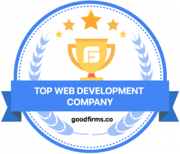 Top Web Development Company award by goodfirms.co